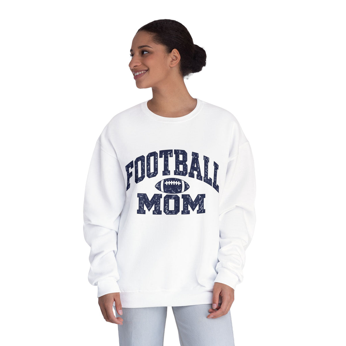 Football Mom Crewneck Sweatshirt