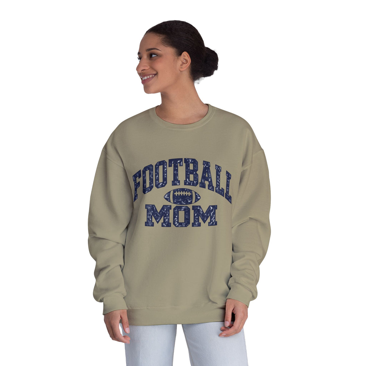 Football Mom Crewneck Sweatshirt