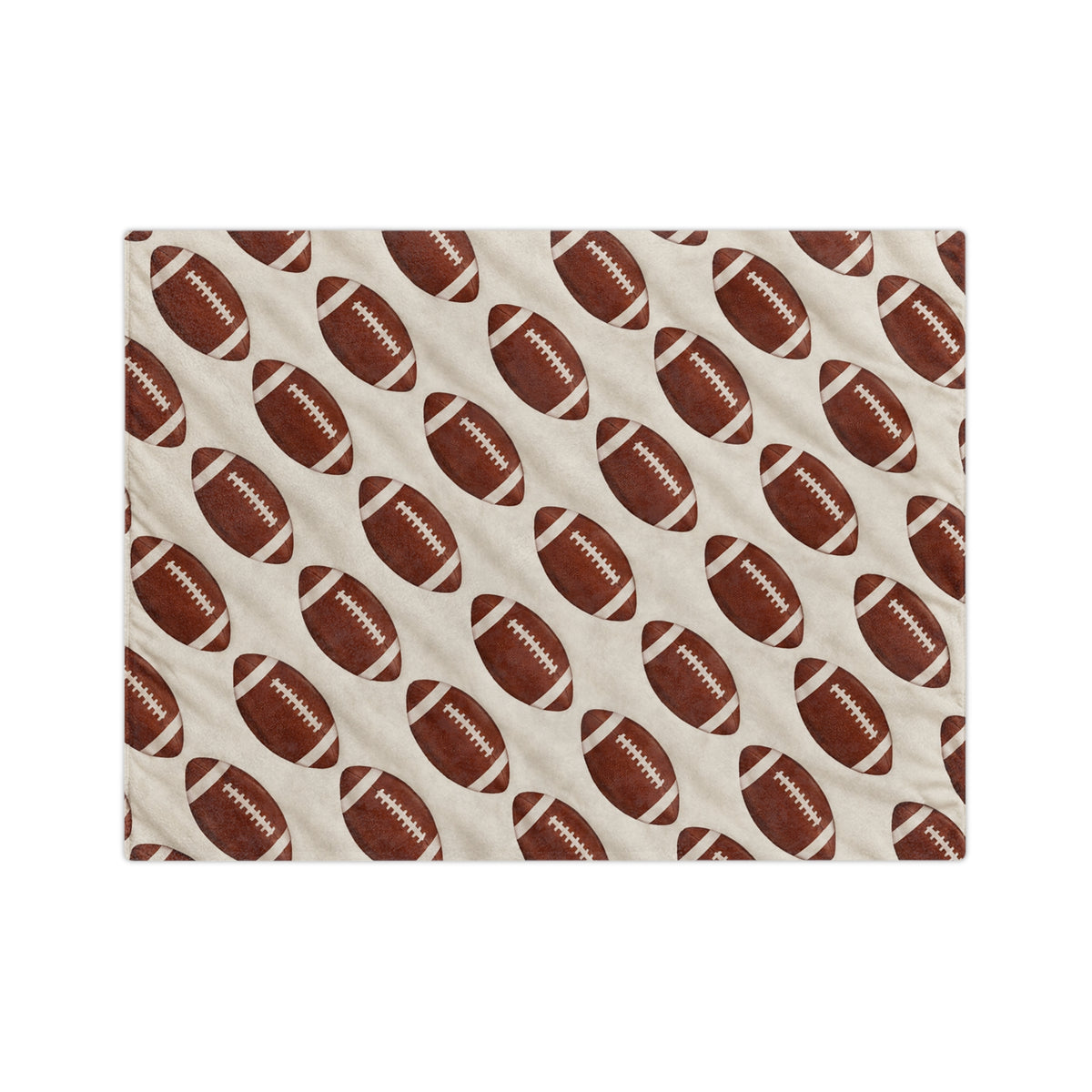 Football Print Blanket